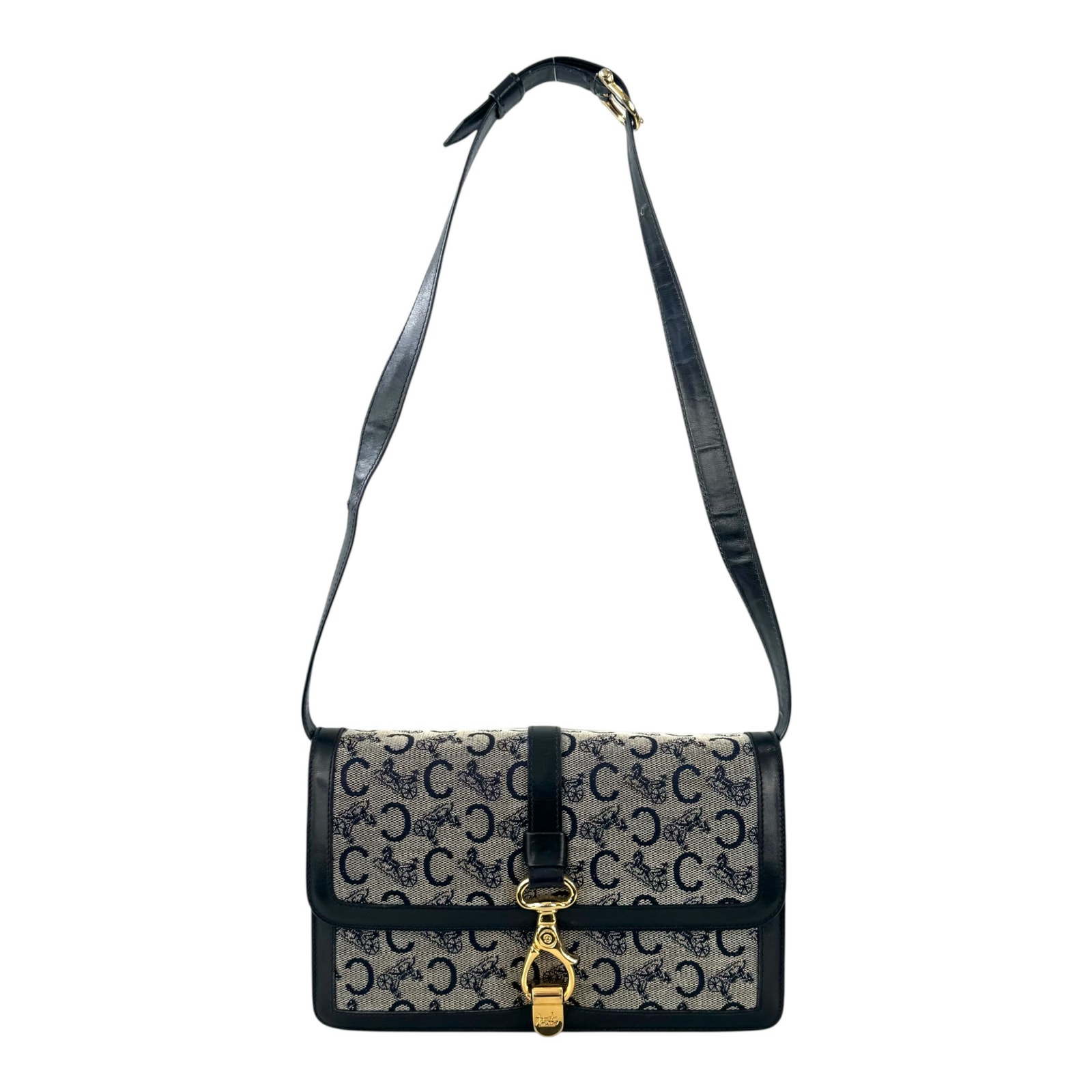 Celine Vintage Triomphe Shoulder Bag